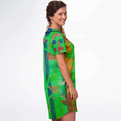 Gavin Scott Baseball Jersey Dress (Femme XS-4XL)