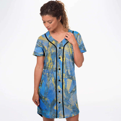 Gavin Scott Baseball Jersey Dress (Femme XS-3XL)