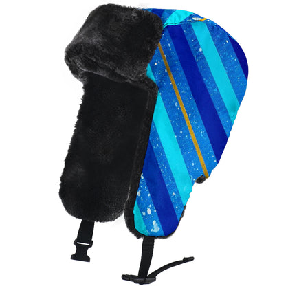 Gavin Scott Funky Faux Fur Trapper Hat (Genderless One Size)