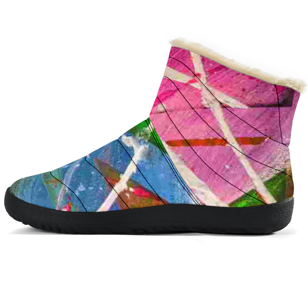 Gavin Scott Funky Faux Fur Slip-on Boots