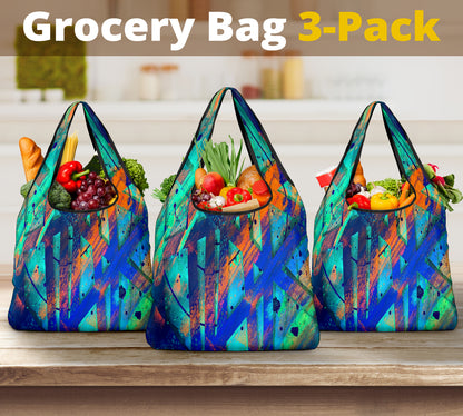 Gavin Scott Reusable Grocery Bags (Set of 3)