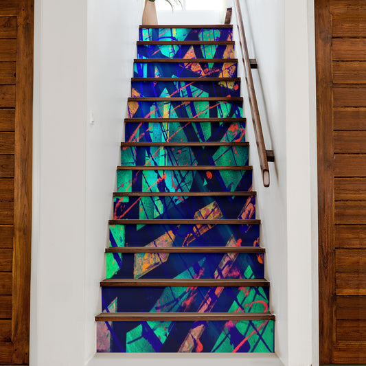 Gavin Scott Staircase Mural