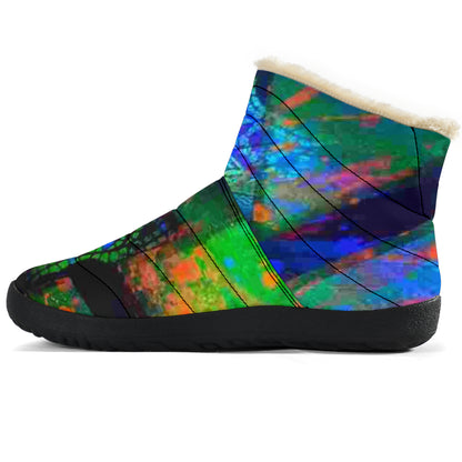 Gavin Scott Funky Faux Fur Slip-on Boots