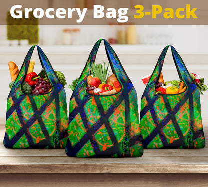 Gavin Scott Reusable Grocery Bags (Set of 3)