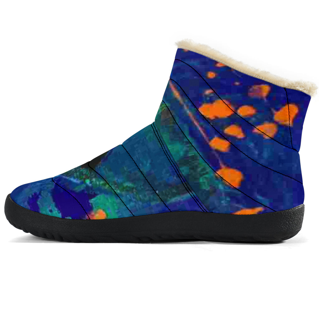 Gavin Scott Funky Faux Fur Slip-on Boots