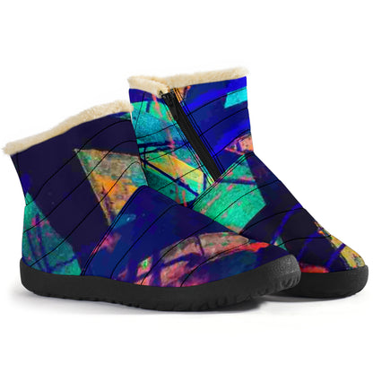 Gavin Scott Funky Faux Fur Slip-on Boots