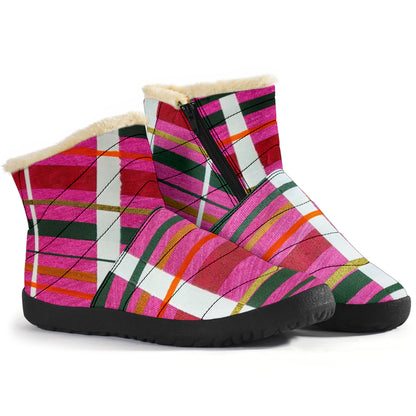 Gavin Scott Funky Faux Fur Slip-on Boots