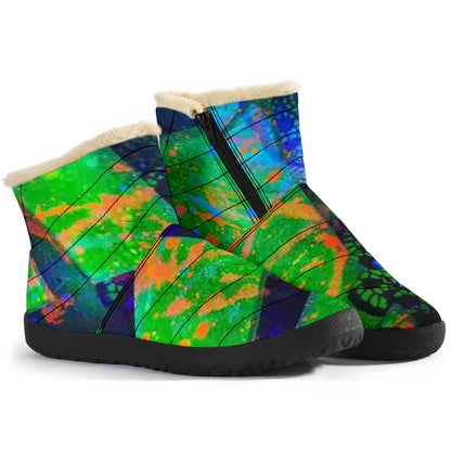 Gavin Scott Funky Faux Fur Slip-on Boots