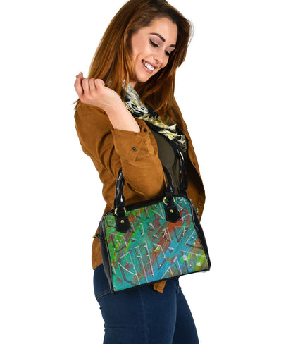 Gavin Scott Vegan Leather Shoulder Handbag