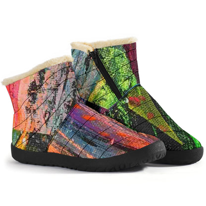 Gavin Scott Funky Faux Fur Slip-on Boots