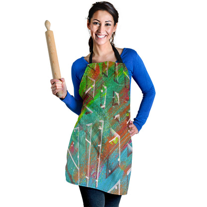 Gavin Scott Tie Behind Apron w/Adjustable Neckline (Femme One Size)