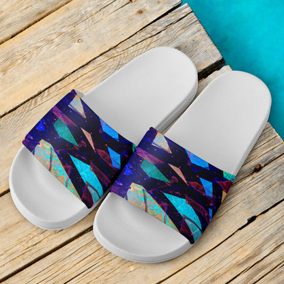 Gavin Scott Slide On Sandals - White
