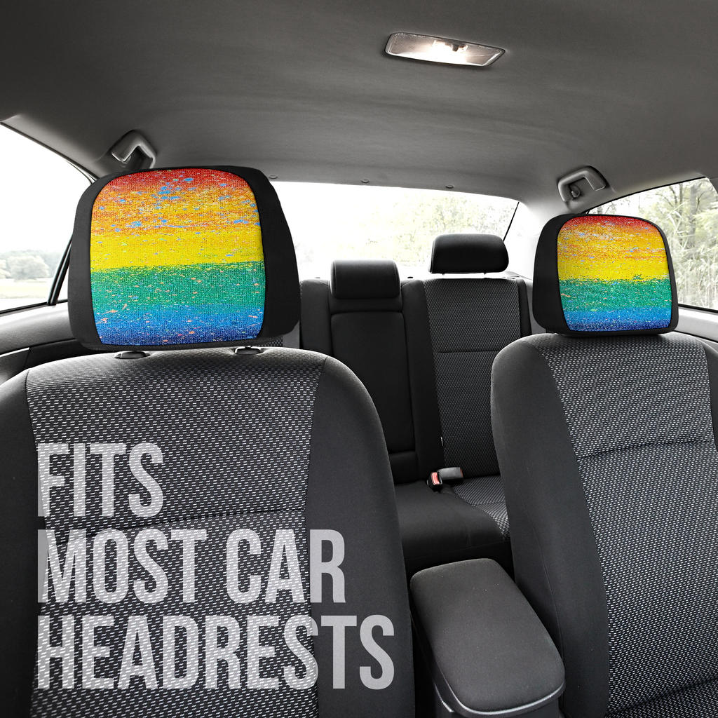 Gavin Scott PRIDE Headrest Covers