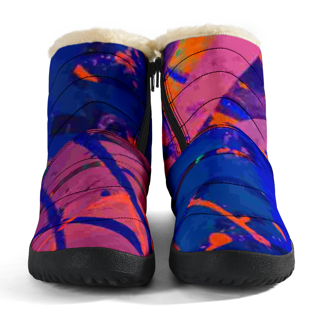 Gavin Scott Funky Faux Fur Slip-on Boots