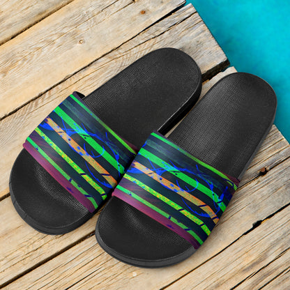 Gavin Scott Slide On Sandals - Black