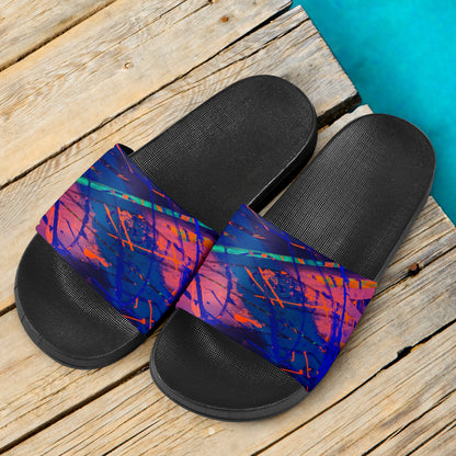 Gavin Scott Slide On Sandals - Black
