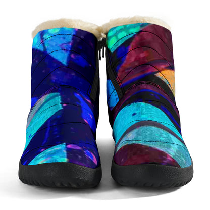 Gavin Scott Funky Faux Fur Slip-on Boots