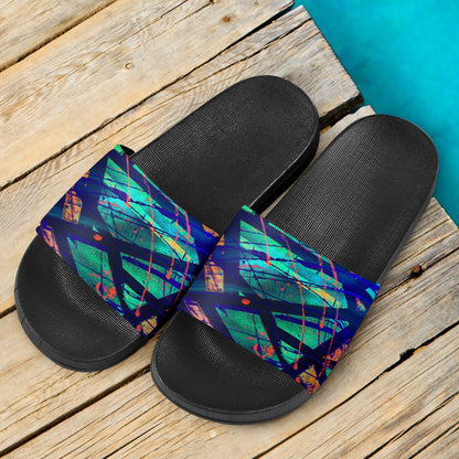 Gavin Scott Slide On Sandals - Black