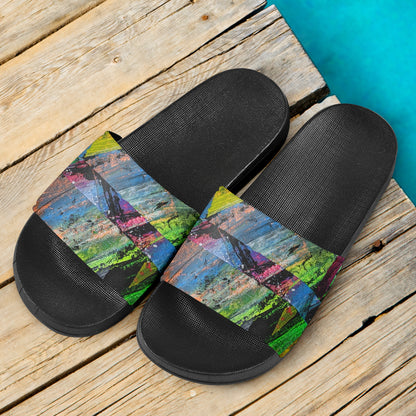 Gavin Scott Slide On Sandals - Black