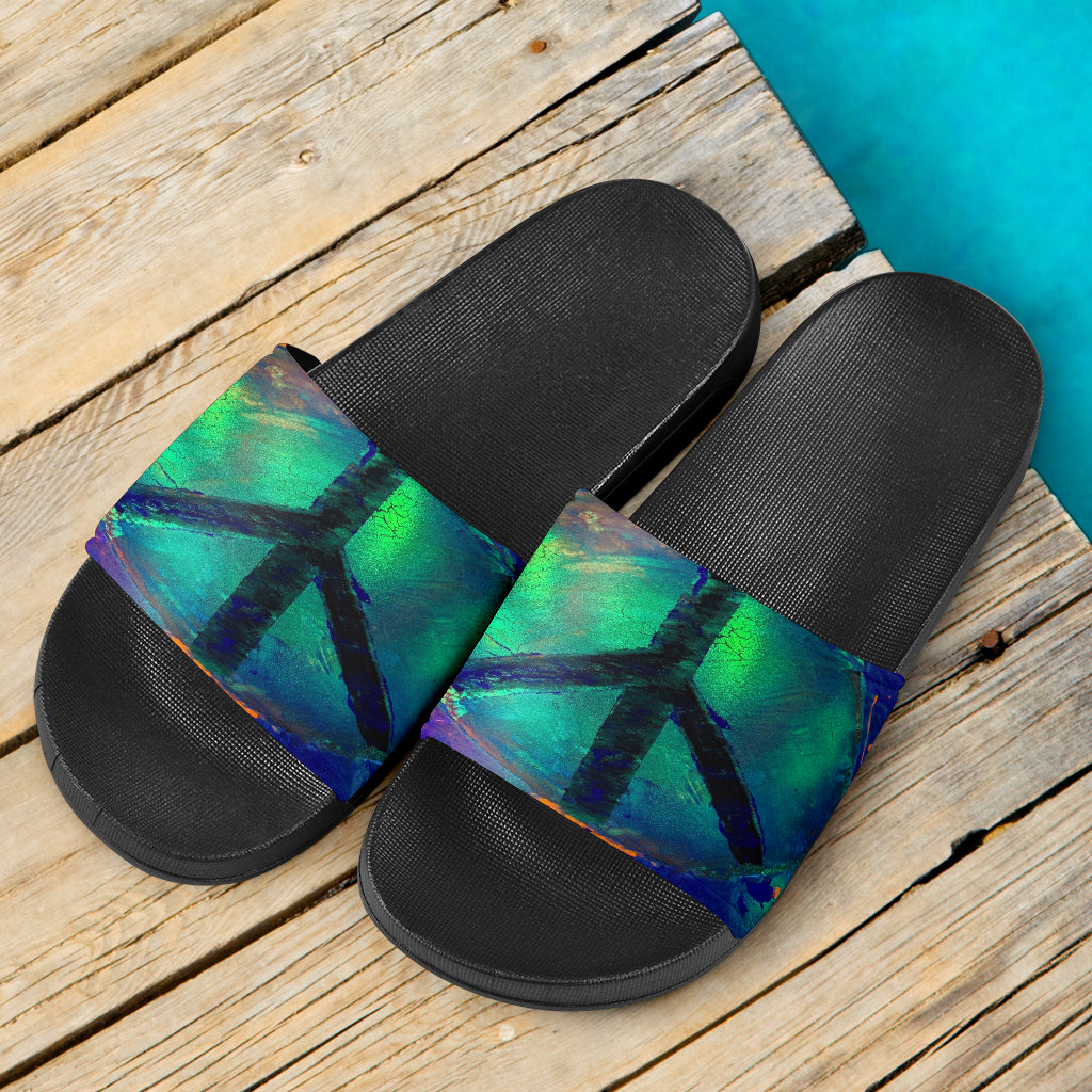 Gavin Scott Slide On Sandals - Black