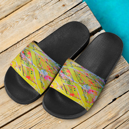 Gavin Scott Slide On Sandals - Black