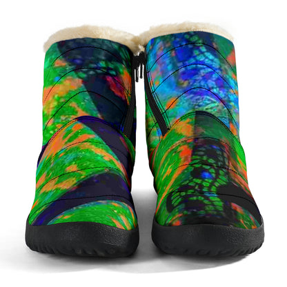 Gavin Scott Funky Faux Fur Slip-on Boots