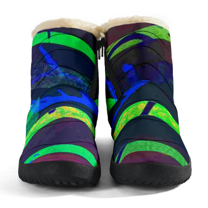 Gavin Scott Funky Faux Fur Slip-on Boots