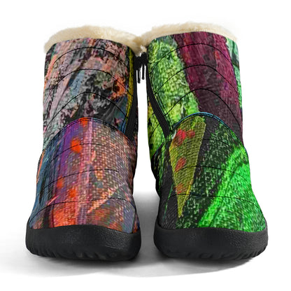 Gavin Scott Funky Faux Fur Slip-on Boots