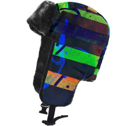 Gavin Scott Funky Faux Fur Trapper Hat (Genderless One Size)