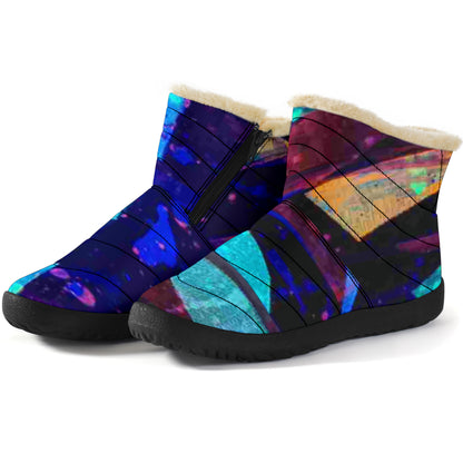 Gavin Scott Funky Faux Fur Slip-on Boots