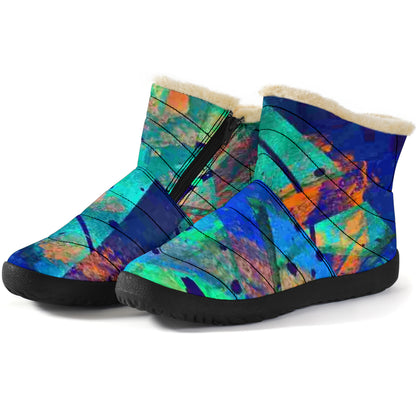 Gavin Scott Funky Faux Fur Slip-on Boots
