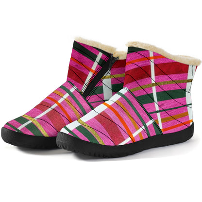 Gavin Scott Funky Faux Fur Slip-on Boots