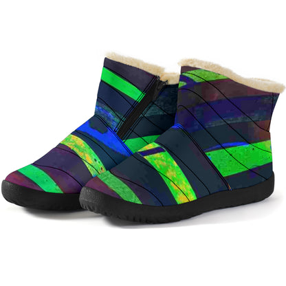 Gavin Scott Funky Faux Fur Slip-on Boots