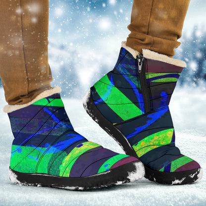 Gavin Scott Funky Faux Fur Slip-on Boots