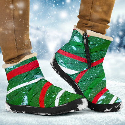 Gavin Scott Funky Faux Fur Slip-on Boots