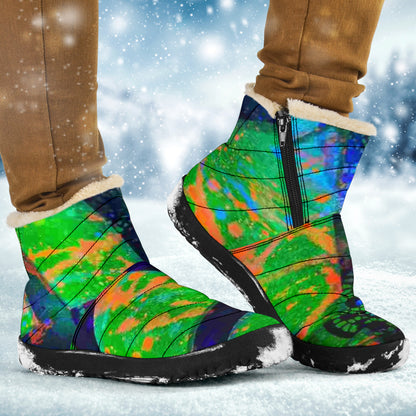 Gavin Scott Funky Faux Fur Slip-on Boots