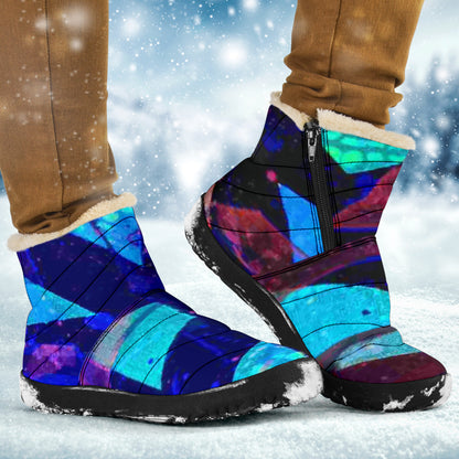 Gavin Scott Funky Faux Fur Slip-on Boots