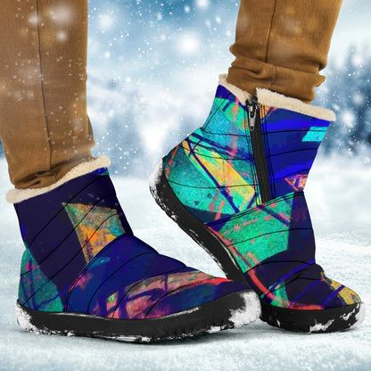 Gavin Scott Funky Faux Fur Slip-on Boots