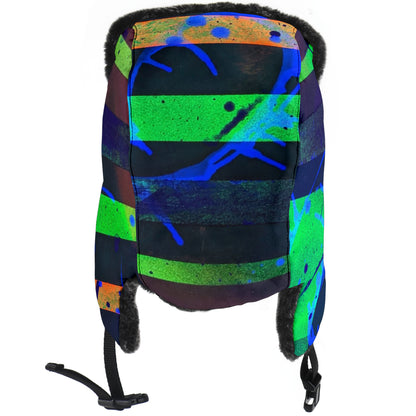 Gavin Scott Funky Faux Fur Trapper Hat (Genderless One Size)