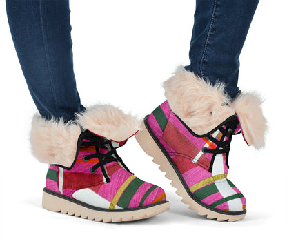 Gavin Scott Polar Vortex Funky Faux Fur Boots