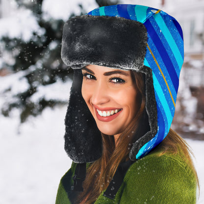 Gavin Scott Funky Faux Fur Trapper Hat (Genderless One Size)