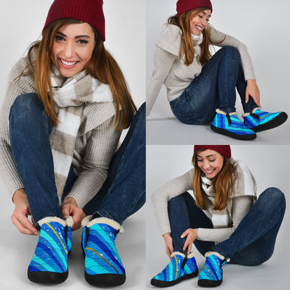 Gavin Scott Funky Faux Fur Lined Boots