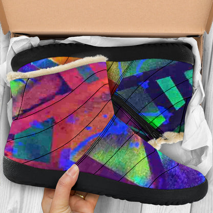 Gavin Scott Funky Faux Fur Slip-on Boots