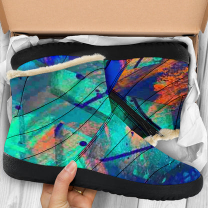 Gavin Scott Funky Faux Fur Slip-on Boots