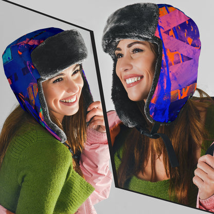 Gavin Scott Funky Faux Fur Trapper Hat