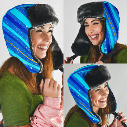 Gavin Scott Funky Faux Fur Trapper Hat (Genderless One Size)