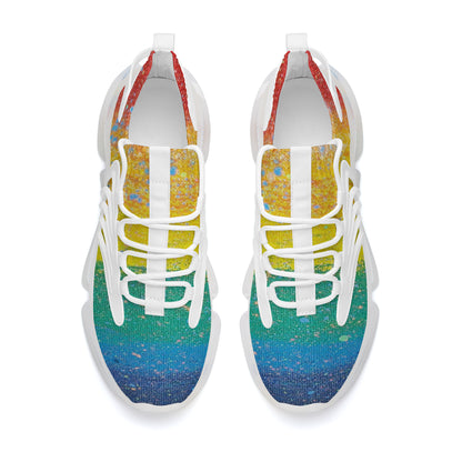 Gavin Scott PRIDE Air Max React Sneakers - White