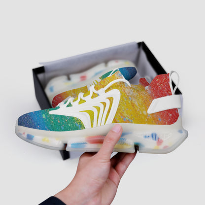 Gavin Scott PRIDE Air Max React Sneakers - White