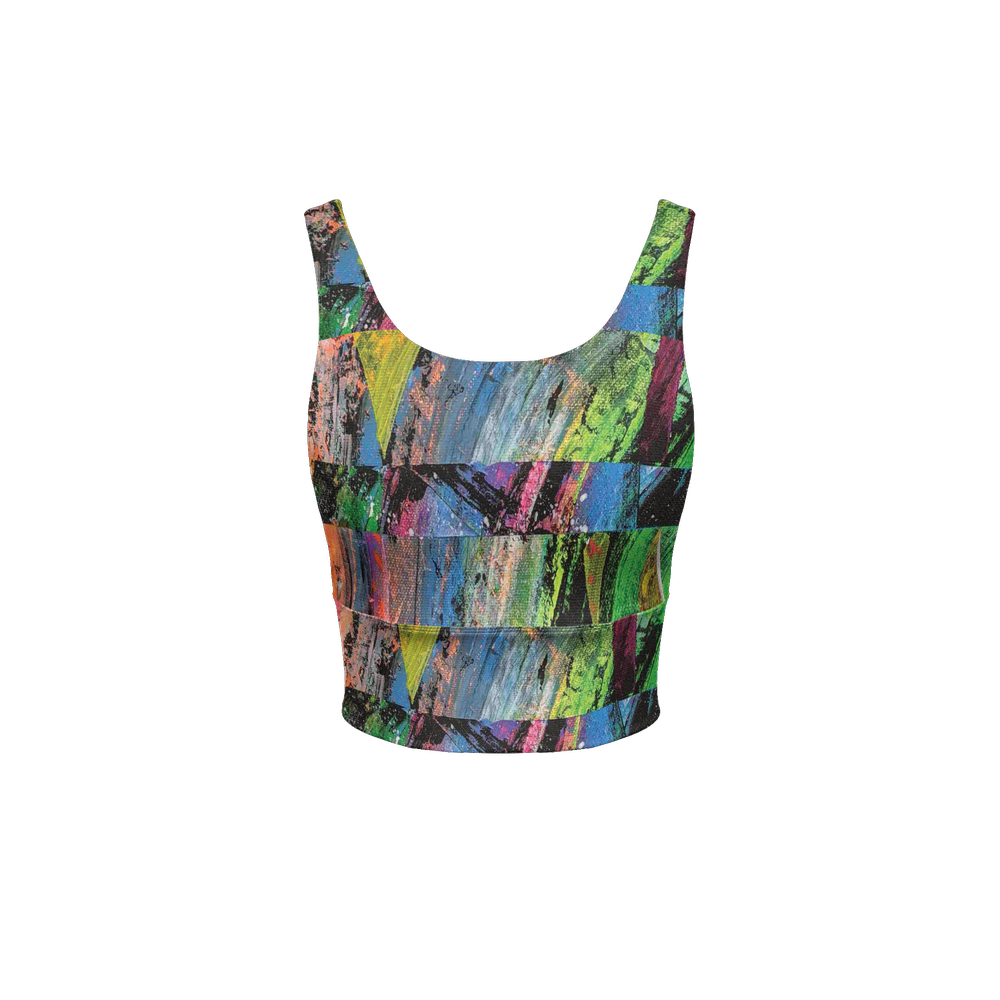 Gavin Scott Longline V-Shape-Back Sports Bra-Butter Soft Texture