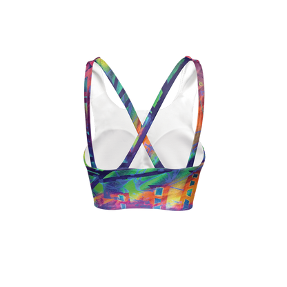 Gavin Scott Racerback Butter Soft Sports Bra (XS-3XL)